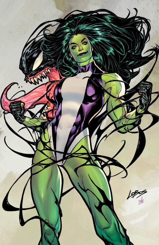 SENSATIONAL SHE-HULK #1 (PABLO "LOBOS" VILLALOBOS EXCLUSIVE VENOMIZED VIRGIN VARIANT) COMIC BOOK