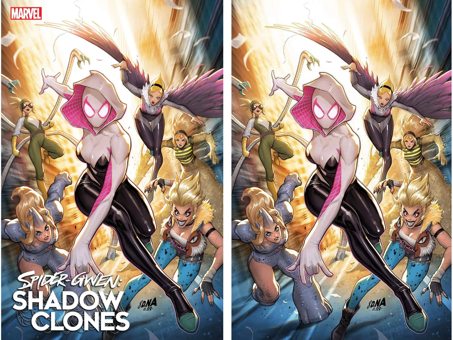 SPIDER-GWEN: SHADOW CLONES #2 (DAVID NAKAYAMA EXCLUSIVE TRADE/VIRGIN VARIANT SET)