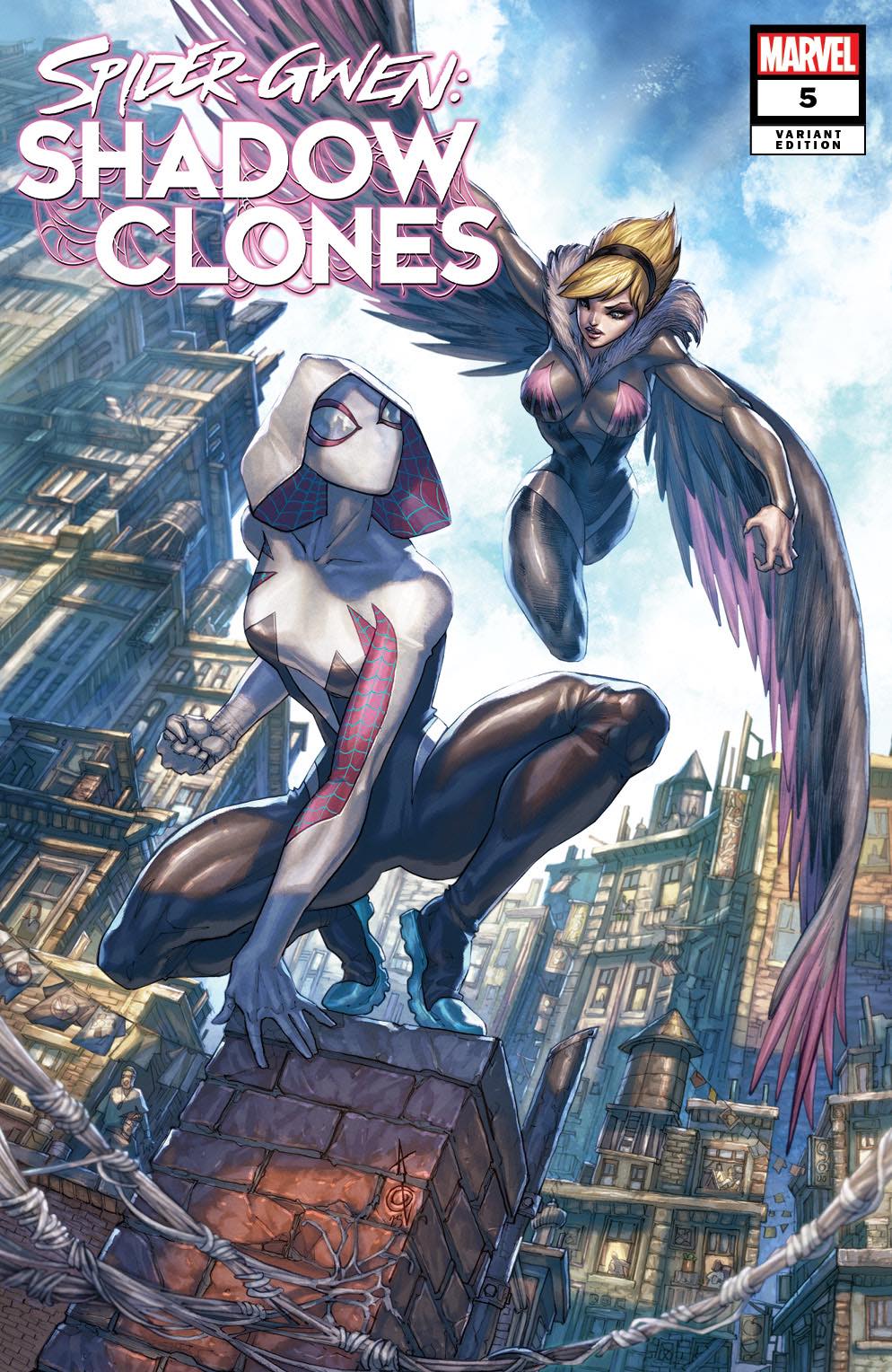 SPIDER-GWEN: SHADOW CLONES #5 (ALAN QUAH EXCLUSIVE TRADE/VIRGIN VARIANT SET)