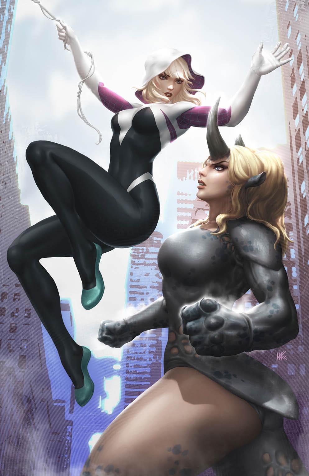 SPIDER-GWEN: SHADOW CLONES #4 (KENDRICK "KUNKKA" LIM EXCLUSIVE TRADE/VIRGIN VARIANT SET)