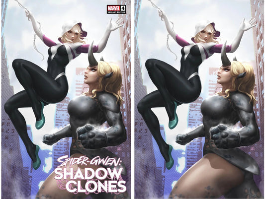 SPIDER-GWEN: SHADOW CLONES #4 (KENDRICK "KUNKKA" LIM EXCLUSIVE TRADE/VIRGIN VARIANT SET)