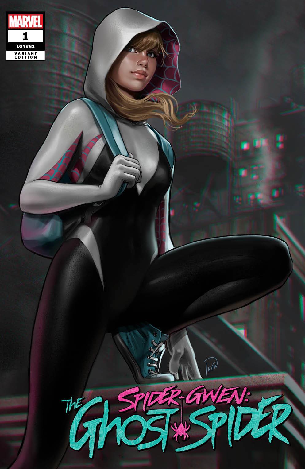 SPIDER-GWEN: GHOST SPIDER #1 (IVAN TALAVERA/PEACH MOMOKO EXCLUSIVE TRADE/VIRGIN VARIANT SET)