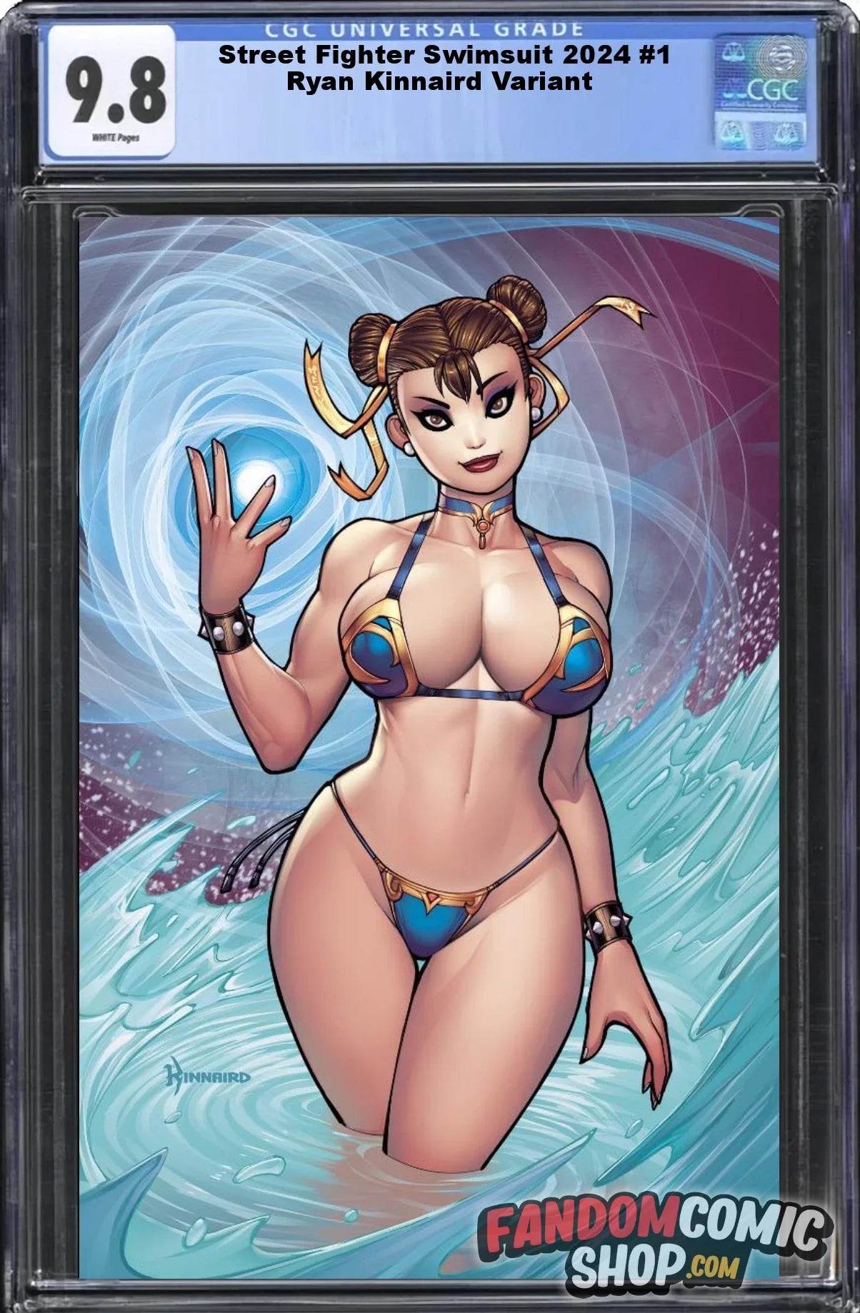 STREET FIGHTER 2024 SWIMSUIT ISSUE #1 (RYAN KINNAIRD EXCLUSIVE VIRGIN VARIANT A)(2024) ~ CGC Graded 9.8