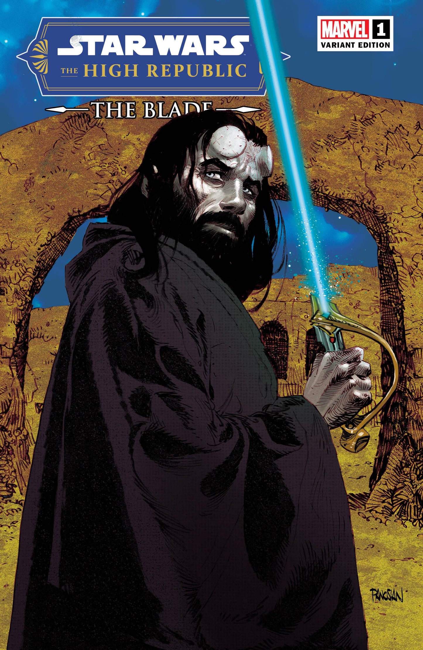 STAR WARS: THE HIGH REPUBLIC ~ THE BLADE #1 (PANOSIAN EXCLUSIVE TRADE/VIRGIN VARIANT SET) ~ Marvel