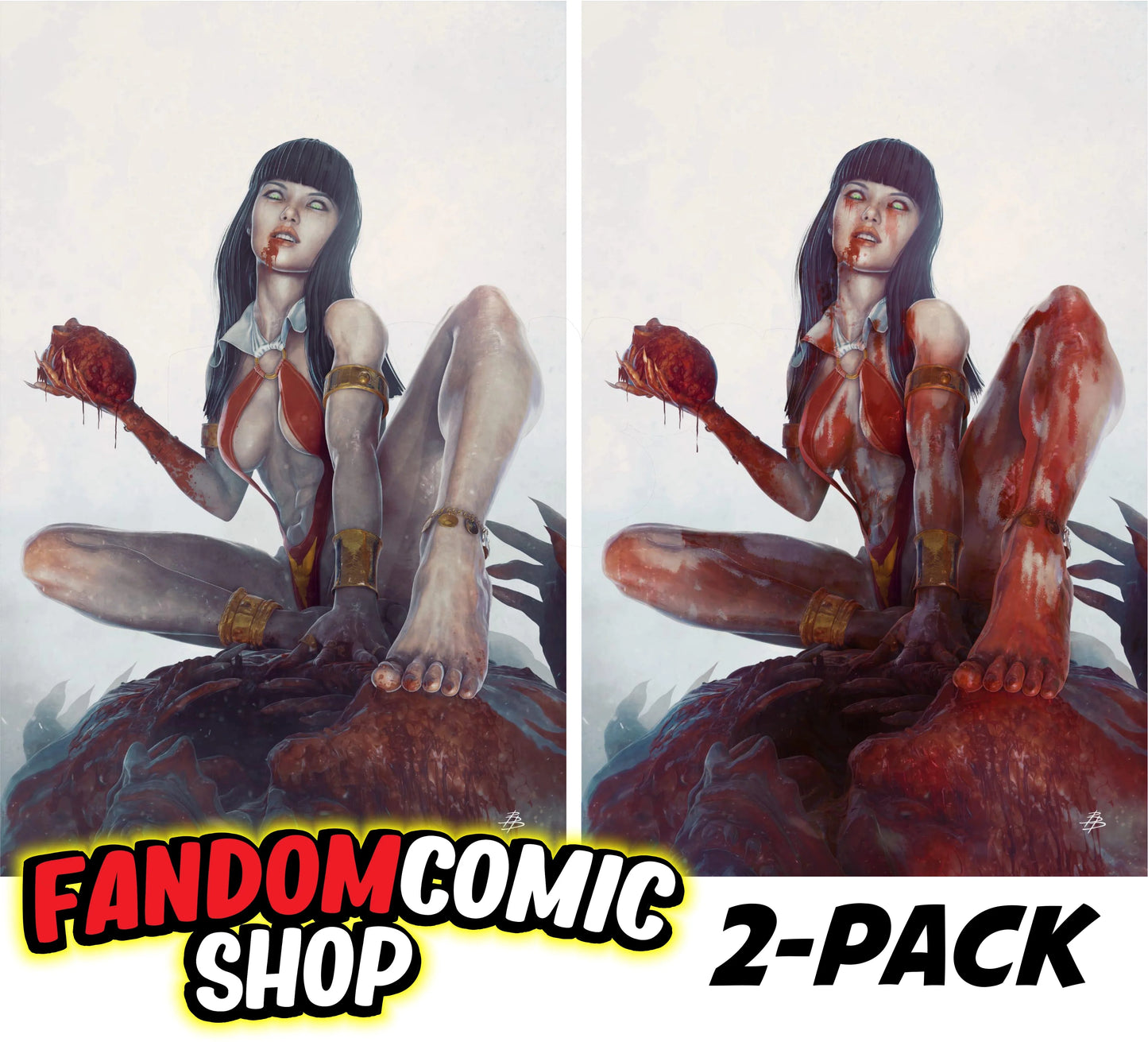 VAMPIRELLA: DARK REFLECTIONS #1 (BJORN BARENDS EXCLUSIVE VIRGIN VARIANT A & B SET)