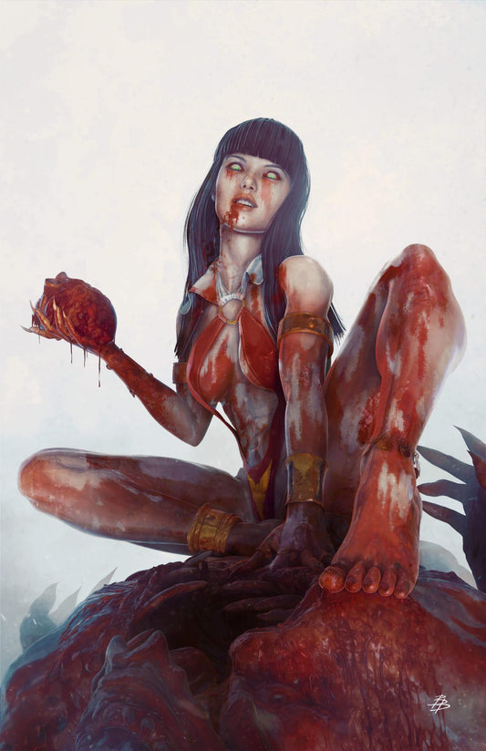 VAMPIRELLA: DARK REFLECTIONS #1 (BJORN BARENDS EXCLUSIVE VIRGIN VARIANT B) ~ Dynamite