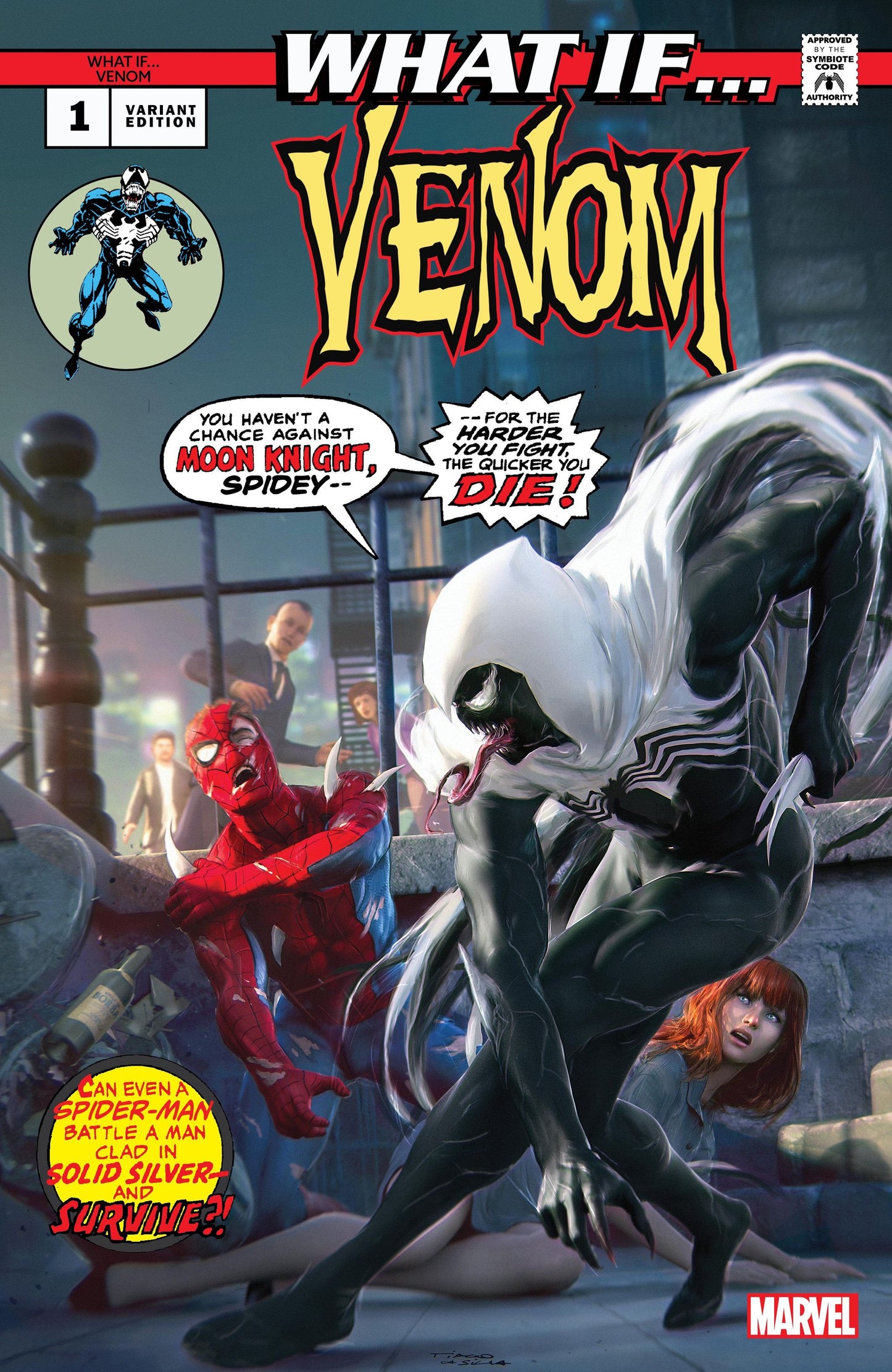 WHAT IF...? VENOM #1 (TIAGO DA SILVA EXCLUSIVE VARIANT) COMIC BOOK ~ Marvel