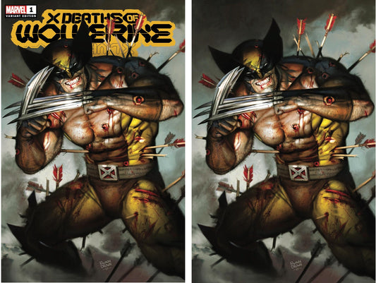 X DEATHS OF WOLVERINE #1 (RYAN BROWN EXCLUSIVE TRADE/VIRGIN VARIANT SET)(2022)