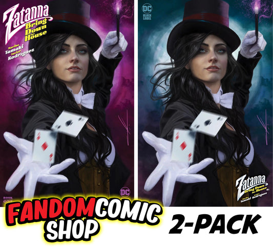 ZATANNA: BRING DOWN THE HOUSE #1 (CARLA COHEN EXCLUSIVE VARIANT A & B SET) ~ DC Black Label